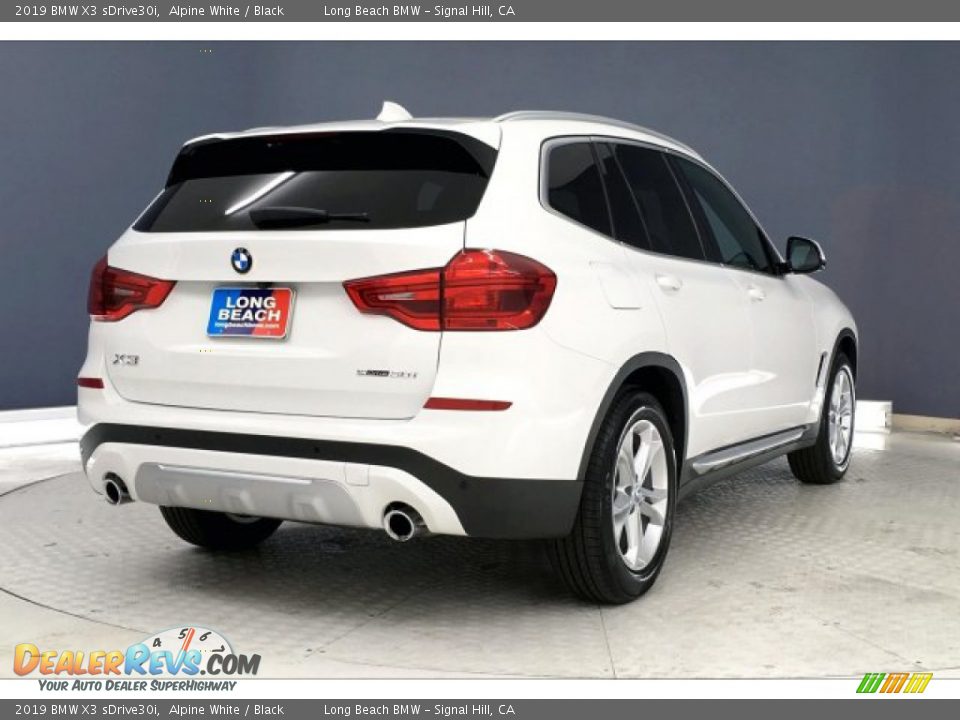 2019 BMW X3 sDrive30i Alpine White / Black Photo #29