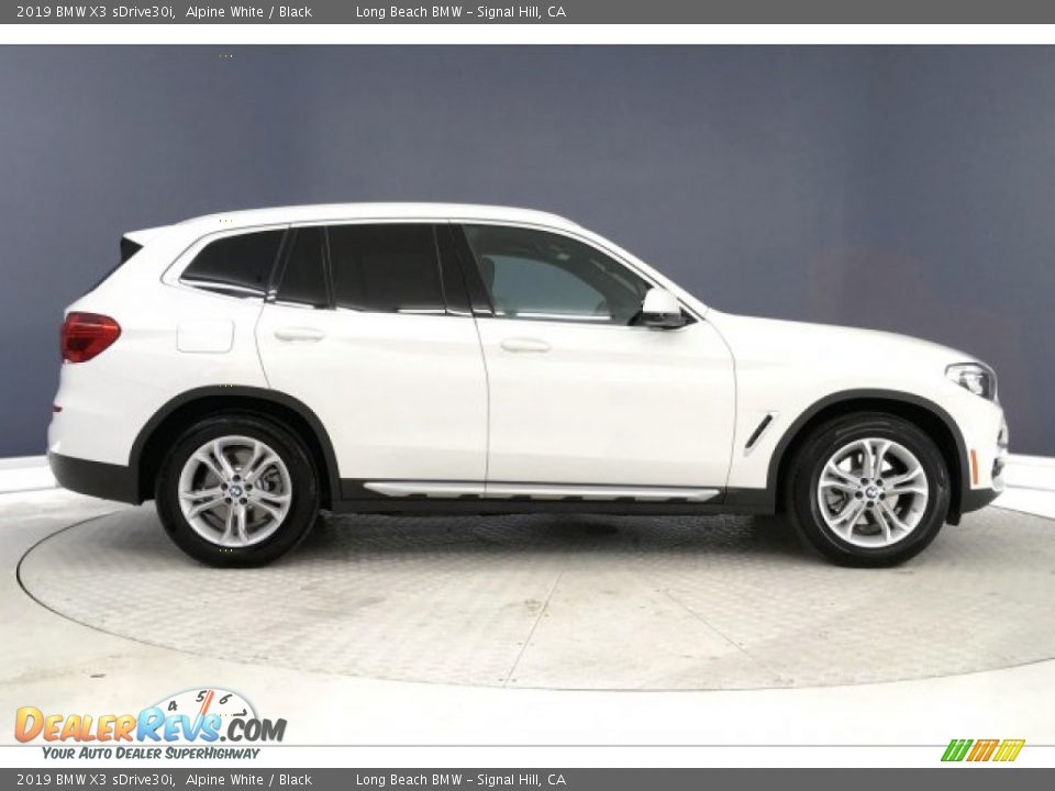 2019 BMW X3 sDrive30i Alpine White / Black Photo #30