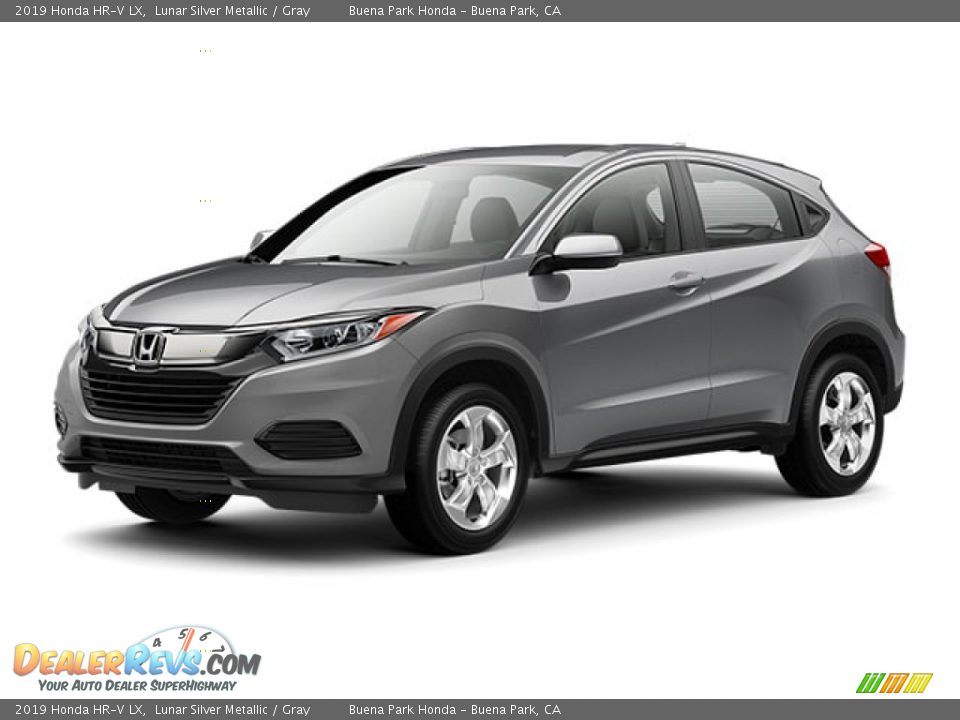 2019 Honda HR-V LX Lunar Silver Metallic / Gray Photo #36