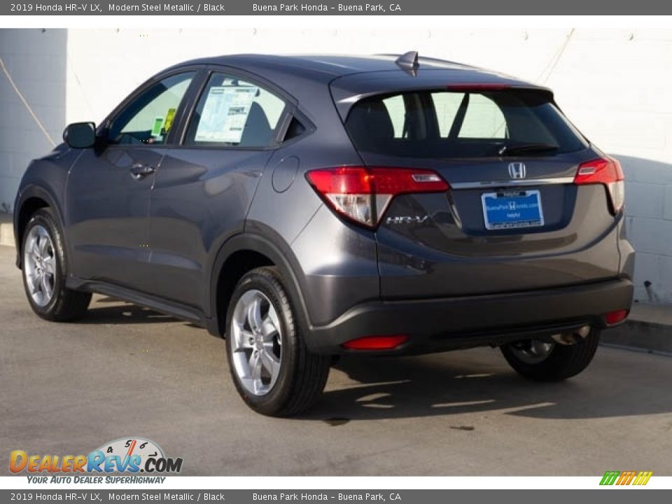 2019 Honda HR-V LX Modern Steel Metallic / Black Photo #2