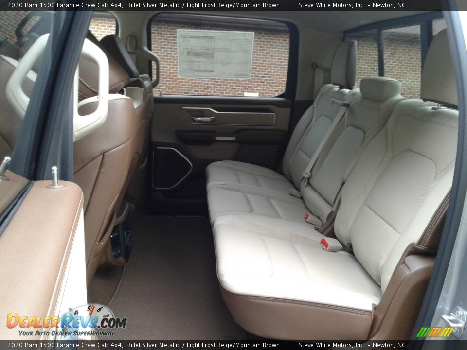 Rear Seat of 2020 Ram 1500 Laramie Crew Cab 4x4 Photo #11