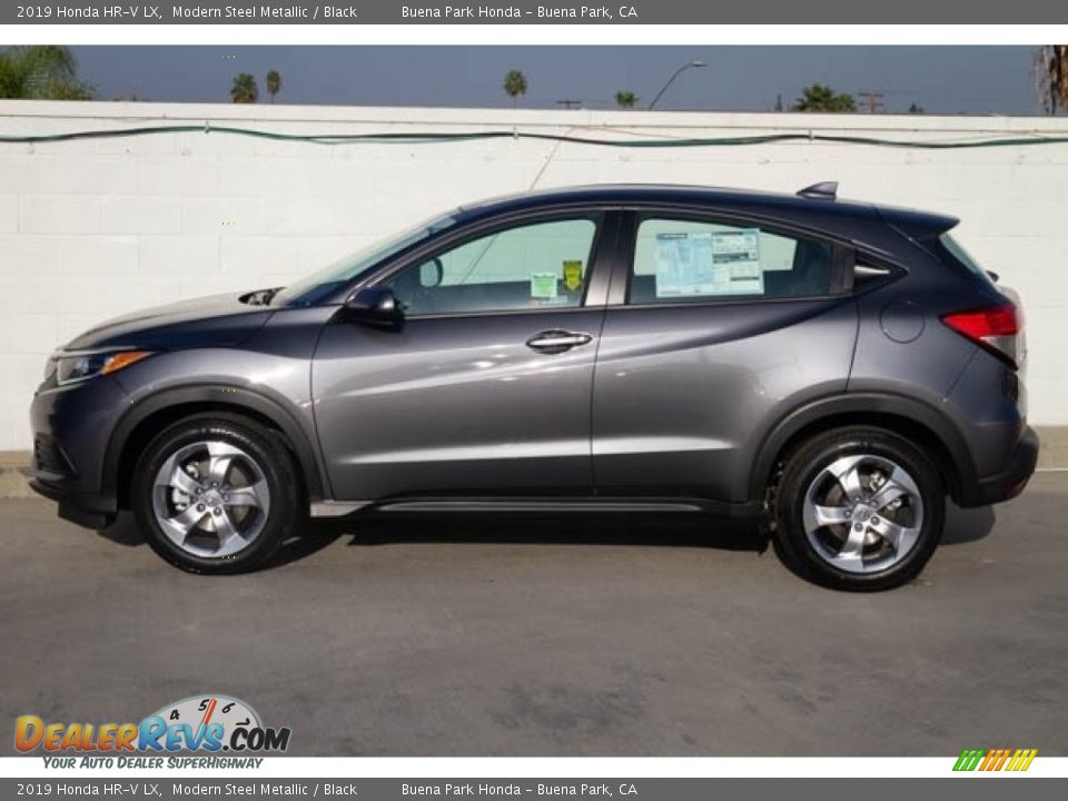 2019 Honda HR-V LX Modern Steel Metallic / Black Photo #9