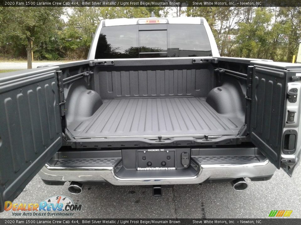 2020 Ram 1500 Laramie Crew Cab 4x4 Billet Silver Metallic / Light Frost Beige/Mountain Brown Photo #12