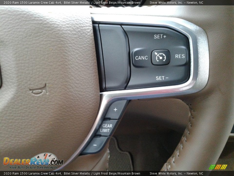 2020 Ram 1500 Laramie Crew Cab 4x4 Steering Wheel Photo #19