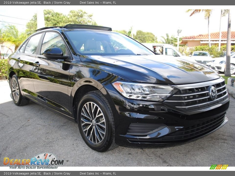 2019 Volkswagen Jetta SE Black / Storm Gray Photo #2