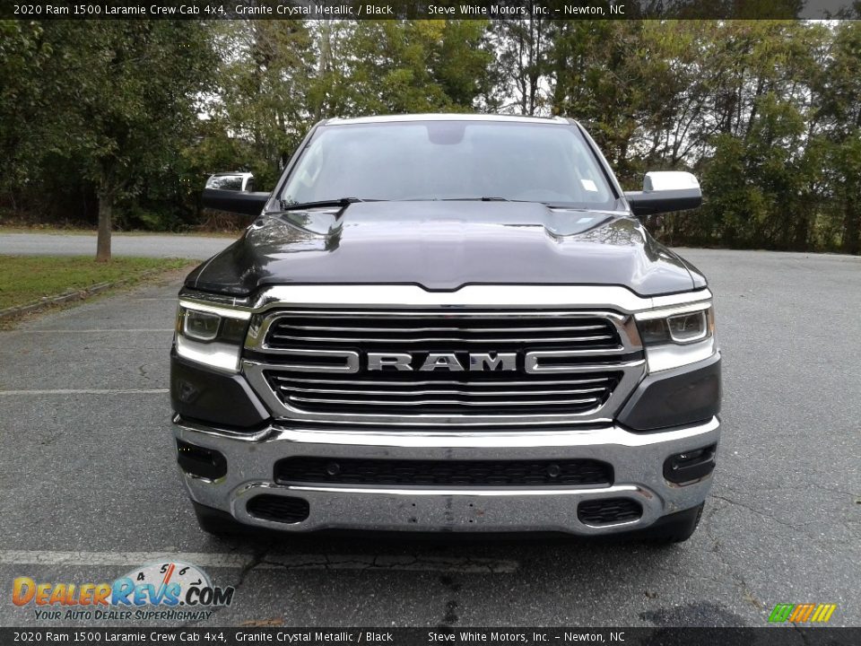 2020 Ram 1500 Laramie Crew Cab 4x4 Granite Crystal Metallic / Black Photo #3