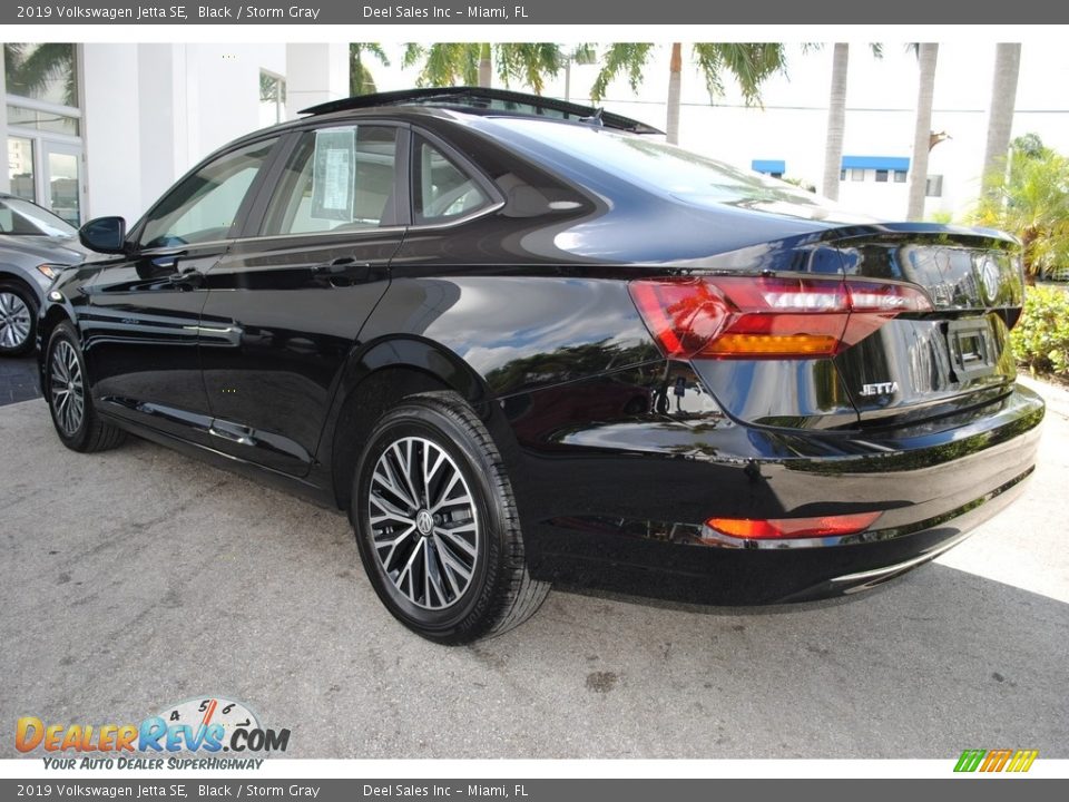 2019 Volkswagen Jetta SE Black / Storm Gray Photo #7