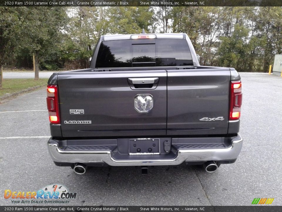2020 Ram 1500 Laramie Crew Cab 4x4 Granite Crystal Metallic / Black Photo #7