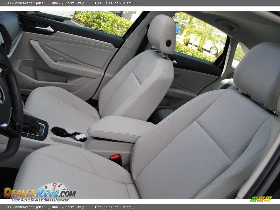 2019 Volkswagen Jetta SE Black / Storm Gray Photo #13
