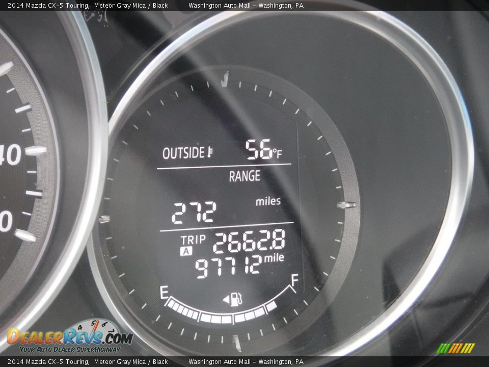2014 Mazda CX-5 Touring Meteor Gray Mica / Black Photo #28