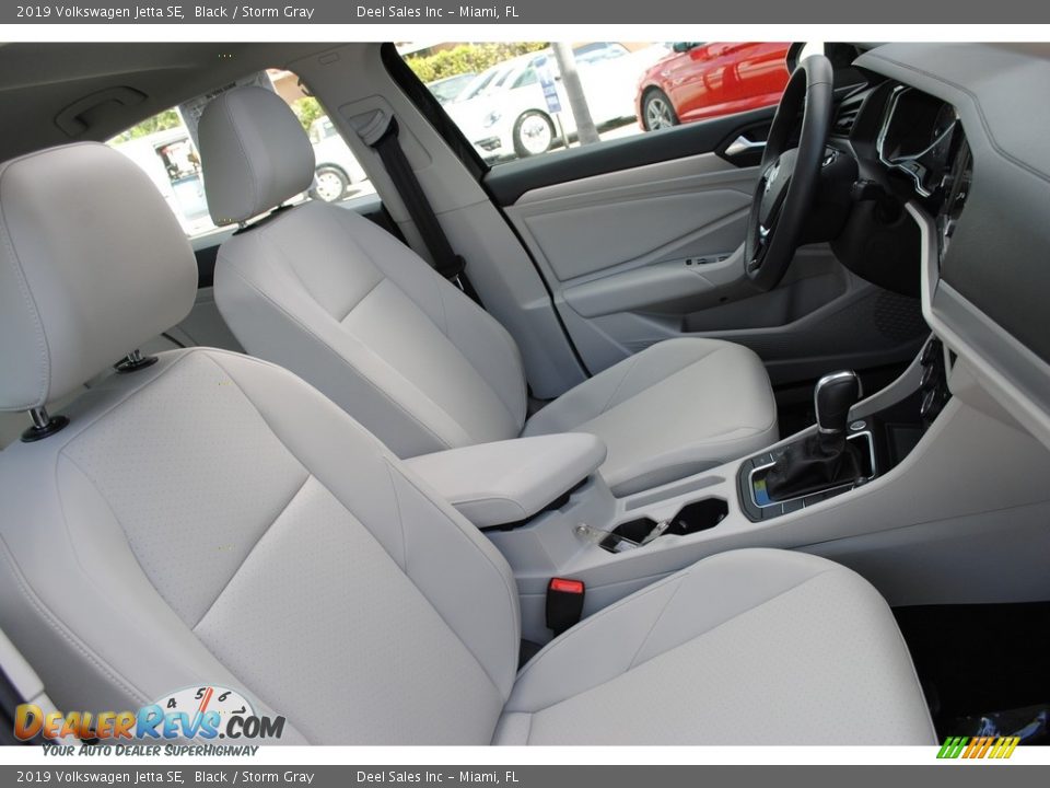 2019 Volkswagen Jetta SE Black / Storm Gray Photo #18