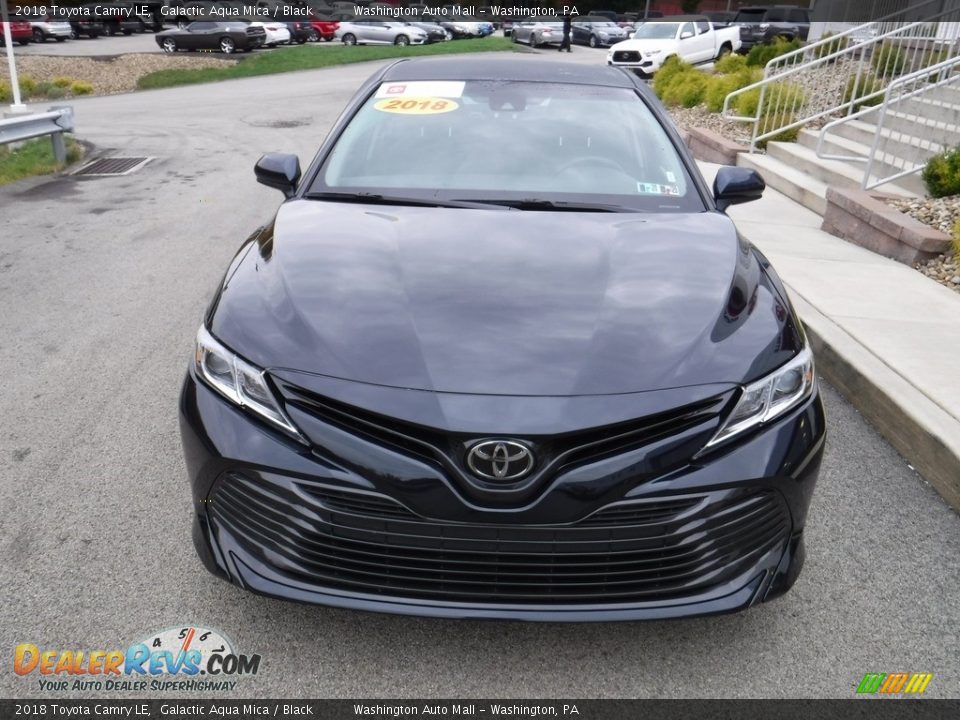 2018 Toyota Camry LE Galactic Aqua Mica / Black Photo #4