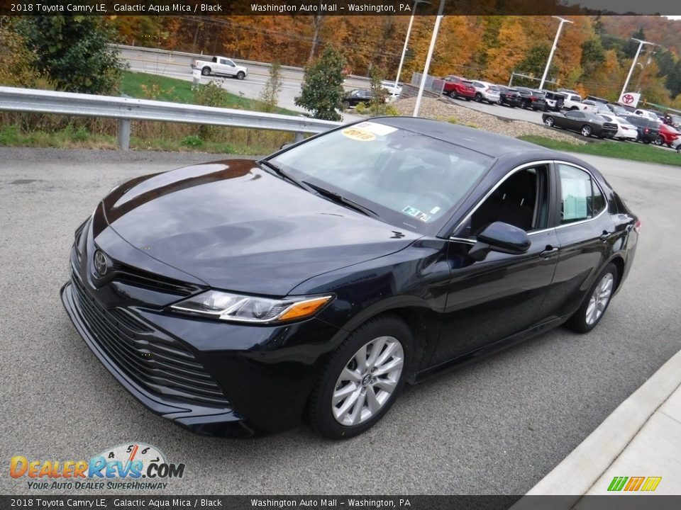2018 Toyota Camry LE Galactic Aqua Mica / Black Photo #5