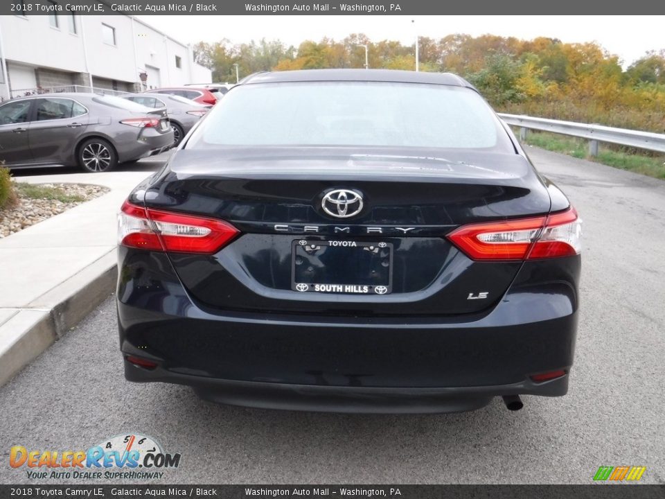 2018 Toyota Camry LE Galactic Aqua Mica / Black Photo #8