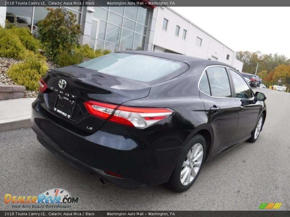 2018 Toyota Camry LE Galactic Aqua Mica / Black Photo #9