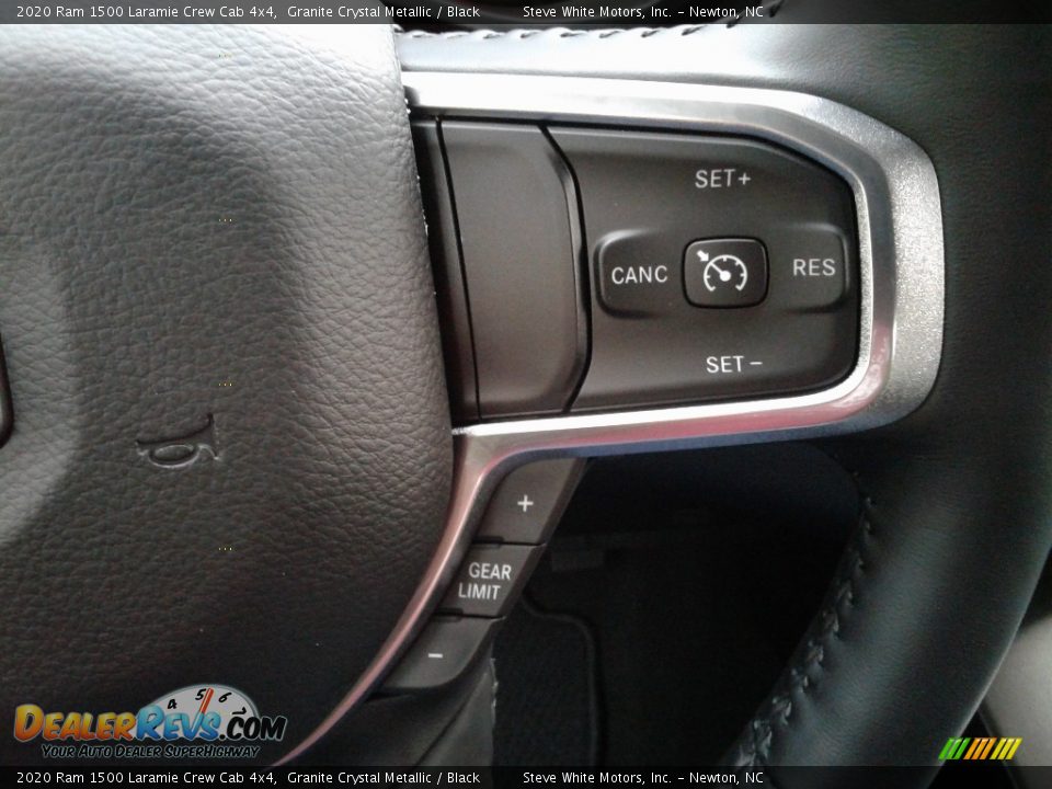 2020 Ram 1500 Laramie Crew Cab 4x4 Granite Crystal Metallic / Black Photo #20