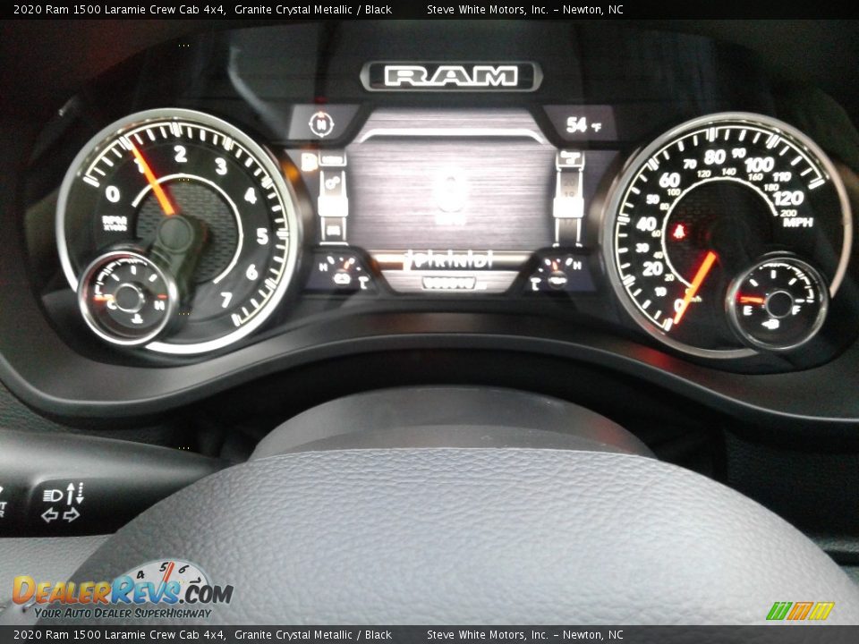 2020 Ram 1500 Laramie Crew Cab 4x4 Granite Crystal Metallic / Black Photo #21