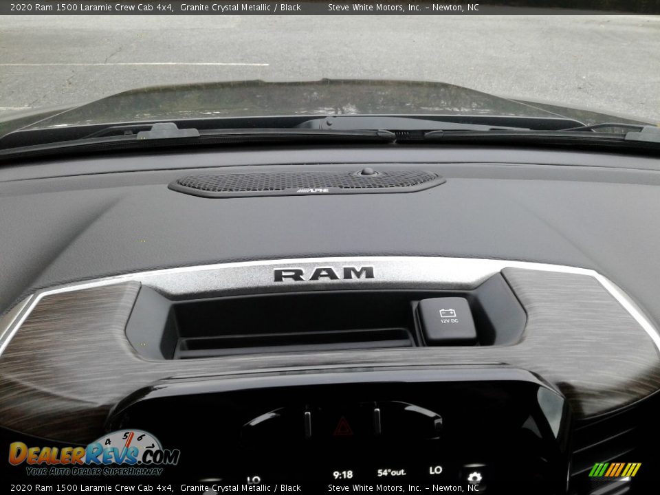 2020 Ram 1500 Laramie Crew Cab 4x4 Granite Crystal Metallic / Black Photo #22
