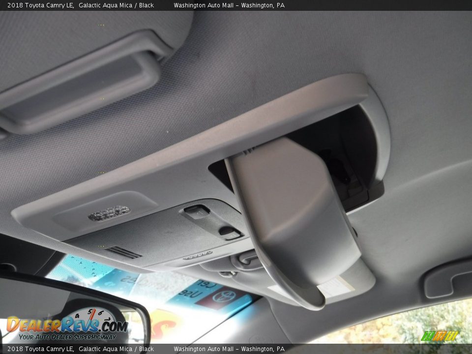 2018 Toyota Camry LE Galactic Aqua Mica / Black Photo #19