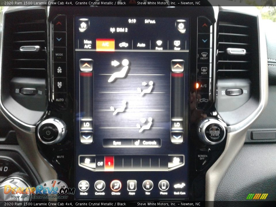 2020 Ram 1500 Laramie Crew Cab 4x4 Granite Crystal Metallic / Black Photo #28