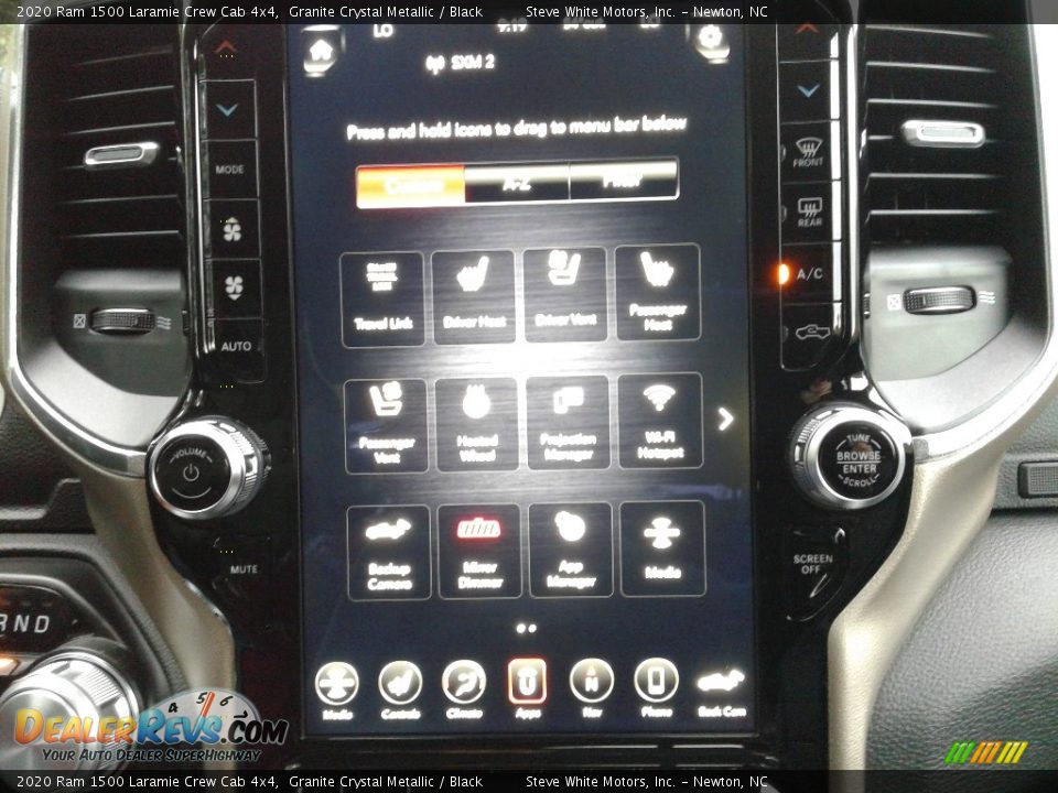 2020 Ram 1500 Laramie Crew Cab 4x4 Granite Crystal Metallic / Black Photo #30