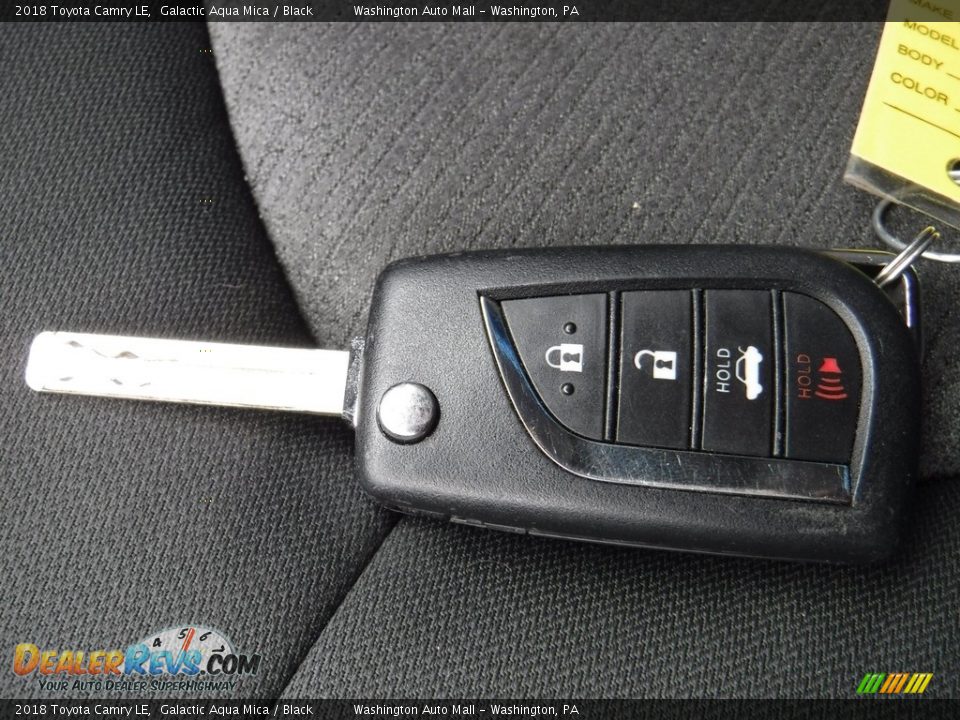 2018 Toyota Camry LE Galactic Aqua Mica / Black Photo #23
