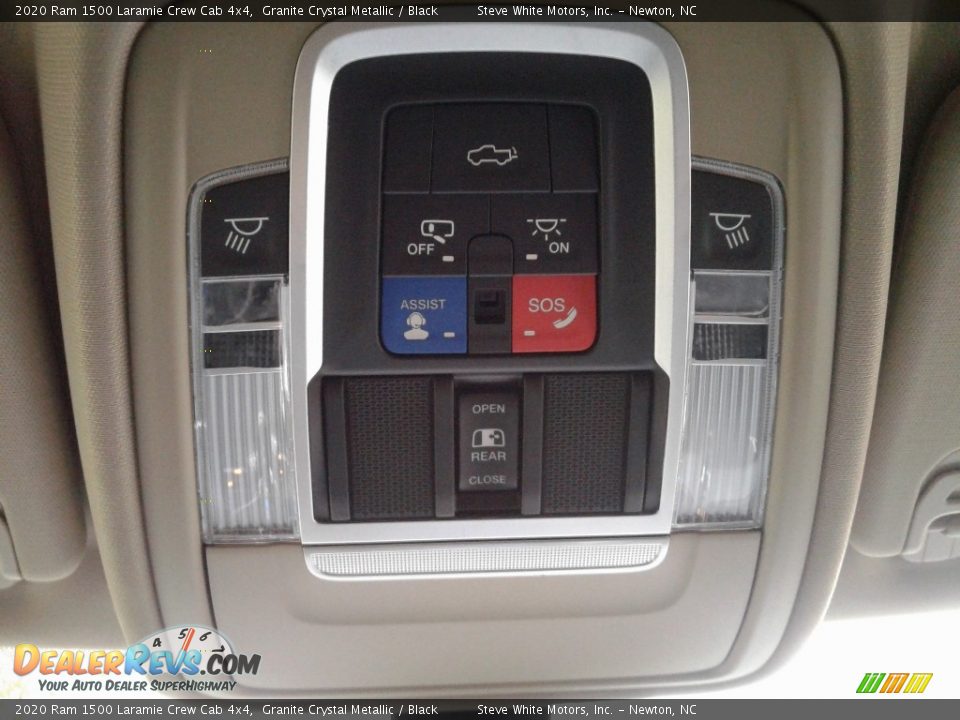 2020 Ram 1500 Laramie Crew Cab 4x4 Granite Crystal Metallic / Black Photo #34