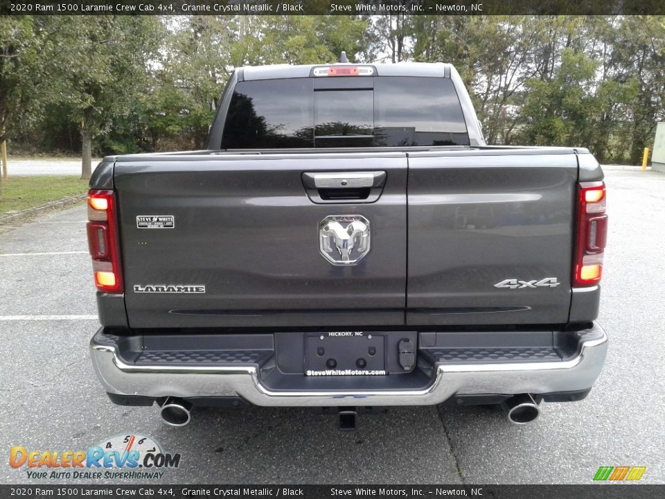 2020 Ram 1500 Laramie Crew Cab 4x4 Granite Crystal Metallic / Black Photo #7