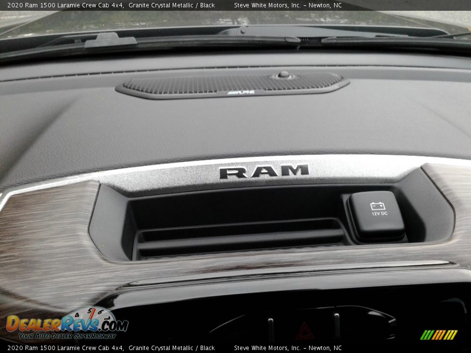 2020 Ram 1500 Laramie Crew Cab 4x4 Granite Crystal Metallic / Black Photo #21