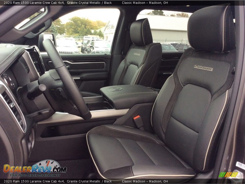 2020 Ram 1500 Laramie Crew Cab 4x4 Granite Crystal Metallic / Black Photo #2