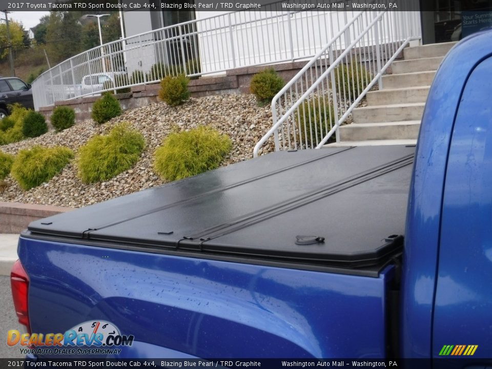 2017 Toyota Tacoma TRD Sport Double Cab 4x4 Blazing Blue Pearl / TRD Graphite Photo #5