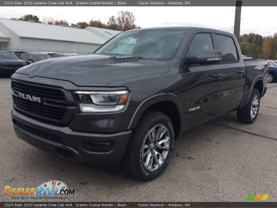 2020 Ram 1500 Laramie Crew Cab 4x4 Granite Crystal Metallic / Black Photo #5
