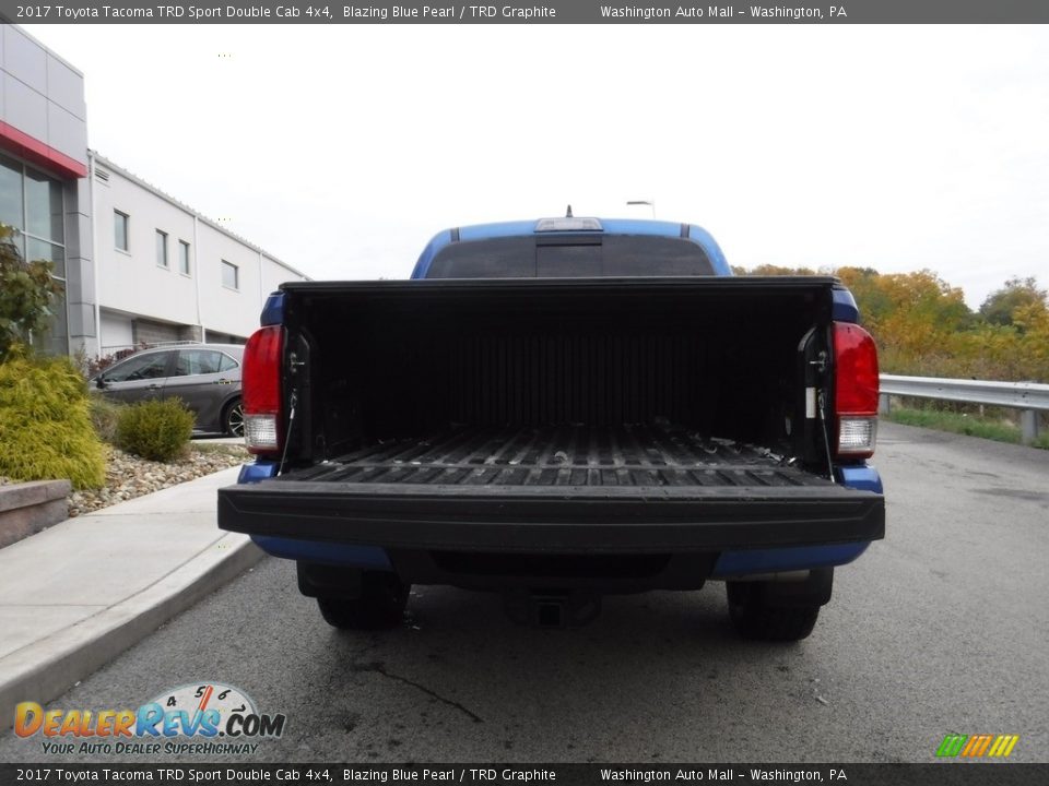 2017 Toyota Tacoma TRD Sport Double Cab 4x4 Blazing Blue Pearl / TRD Graphite Photo #14