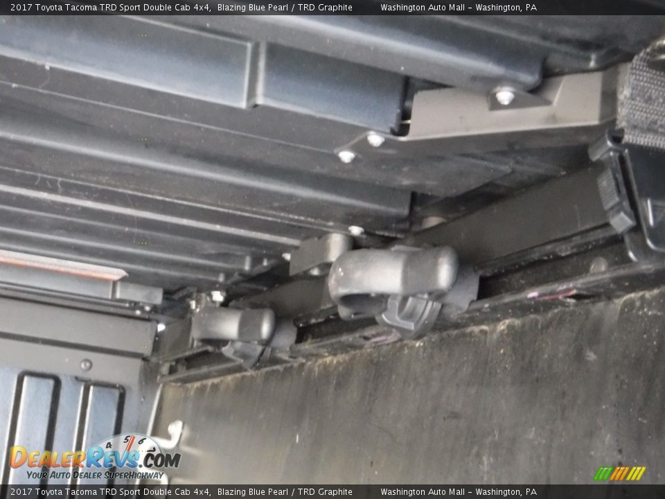 2017 Toyota Tacoma TRD Sport Double Cab 4x4 Blazing Blue Pearl / TRD Graphite Photo #15