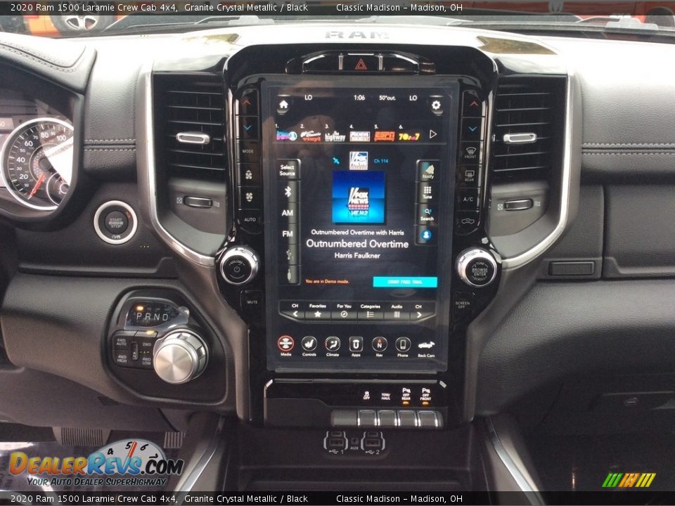 2020 Ram 1500 Laramie Crew Cab 4x4 Granite Crystal Metallic / Black Photo #14