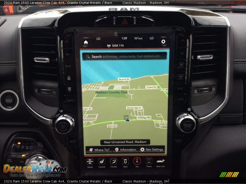 2020 Ram 1500 Laramie Crew Cab 4x4 Granite Crystal Metallic / Black Photo #15