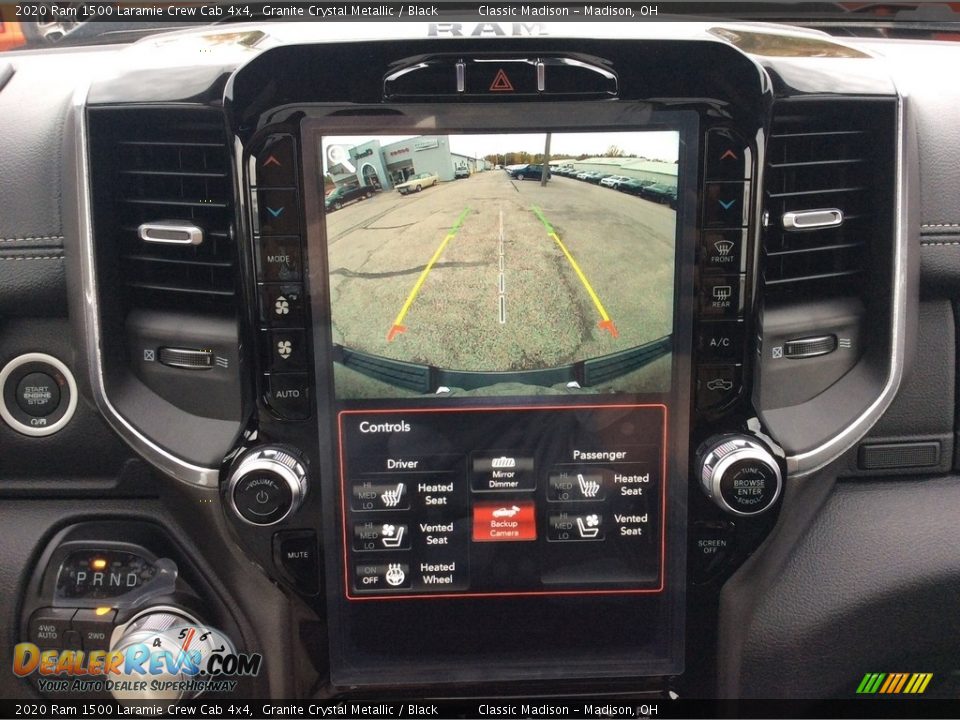 2020 Ram 1500 Laramie Crew Cab 4x4 Granite Crystal Metallic / Black Photo #16