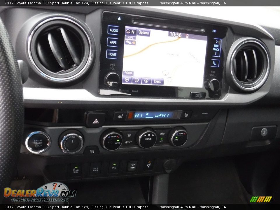 2017 Toyota Tacoma TRD Sport Double Cab 4x4 Blazing Blue Pearl / TRD Graphite Photo #22