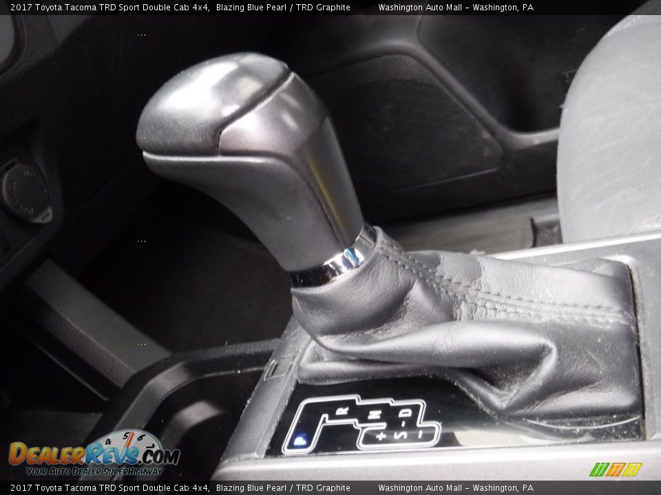 2017 Toyota Tacoma TRD Sport Double Cab 4x4 Blazing Blue Pearl / TRD Graphite Photo #25
