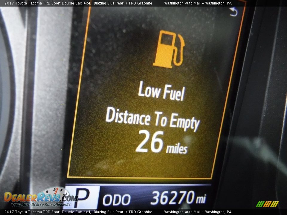 2017 Toyota Tacoma TRD Sport Double Cab 4x4 Blazing Blue Pearl / TRD Graphite Photo #32