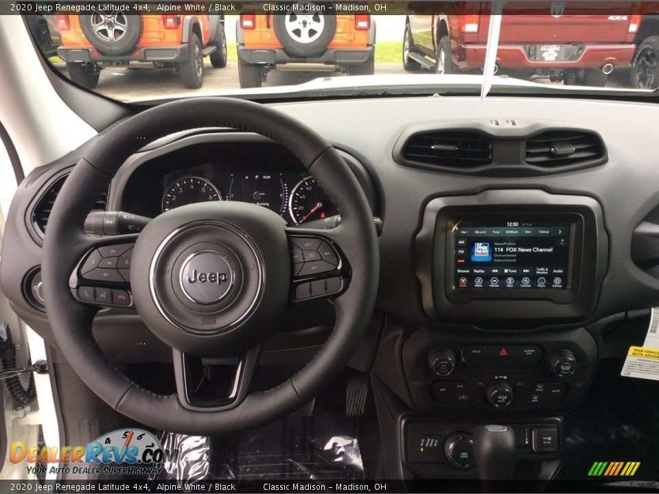 2020 Jeep Renegade Latitude 4x4 Alpine White / Black Photo #3