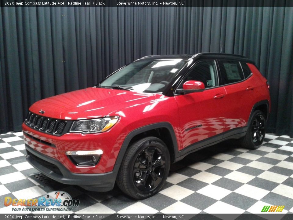 2020 Jeep Compass Latitude 4x4 Redline Pearl / Black Photo #2