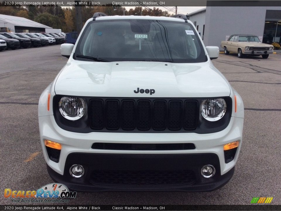 2020 Jeep Renegade Latitude 4x4 Alpine White / Black Photo #4