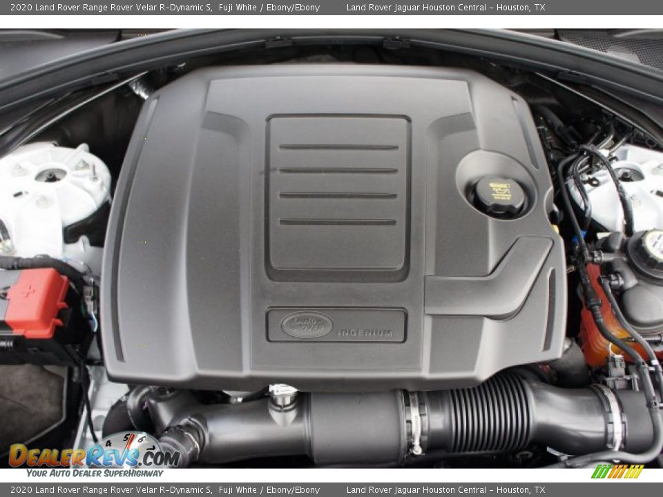 2020 Land Rover Range Rover Velar R-Dynamic S Fuji White / Ebony/Ebony Photo #31