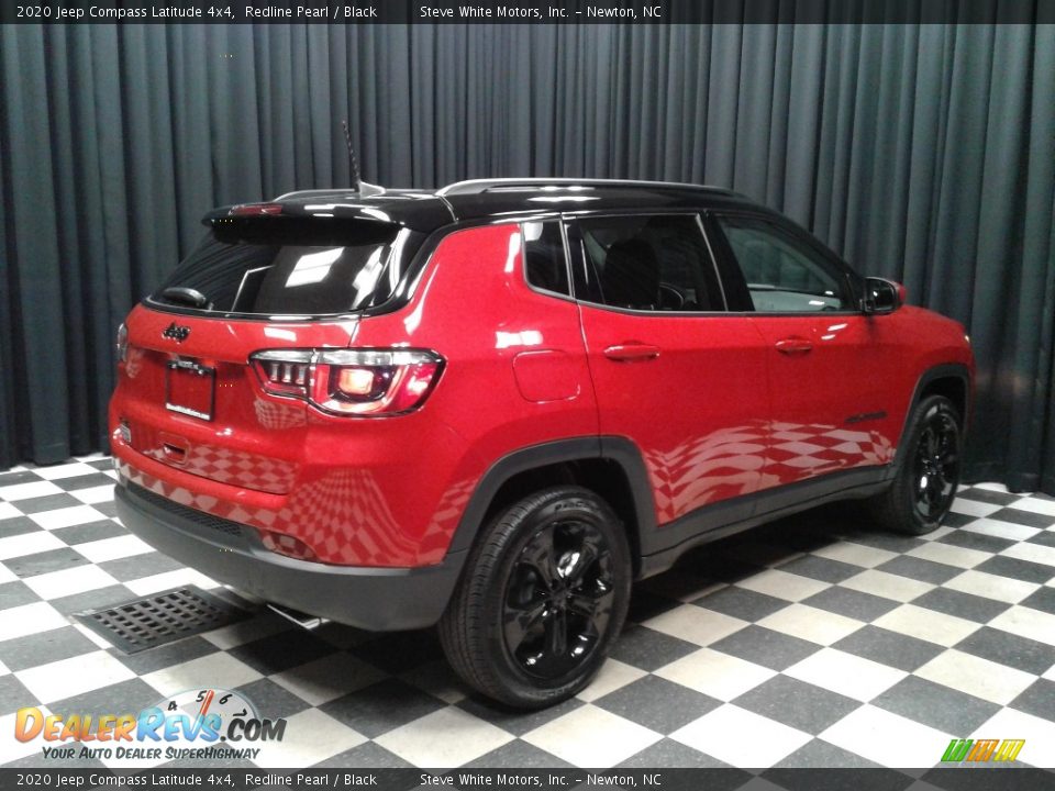 2020 Jeep Compass Latitude 4x4 Redline Pearl / Black Photo #6