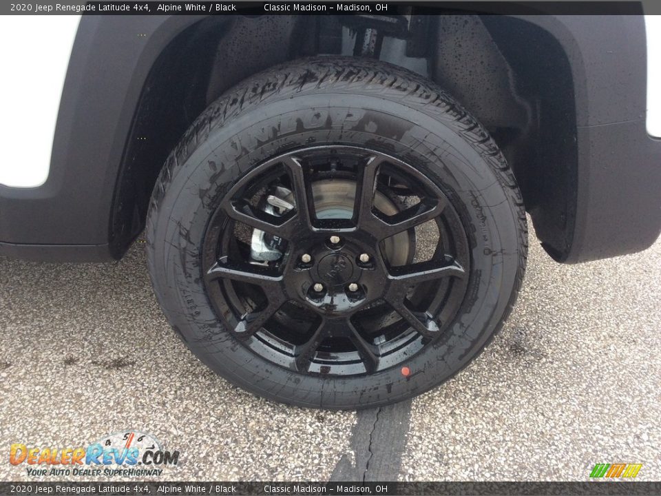 2020 Jeep Renegade Latitude 4x4 Alpine White / Black Photo #9