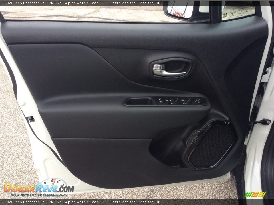 2020 Jeep Renegade Latitude 4x4 Alpine White / Black Photo #10