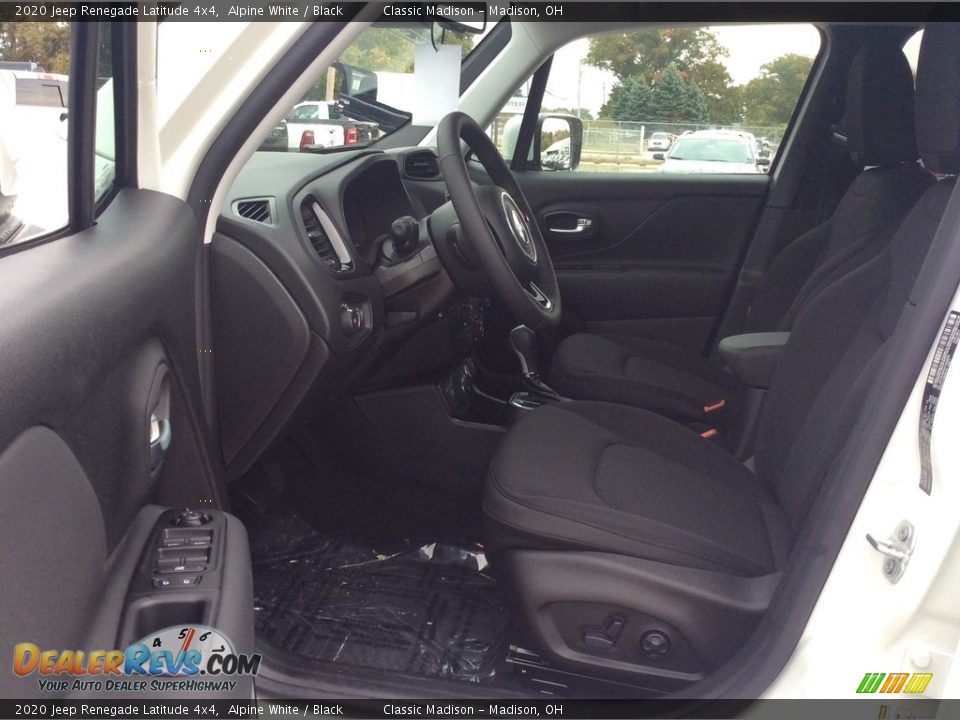 2020 Jeep Renegade Latitude 4x4 Alpine White / Black Photo #11