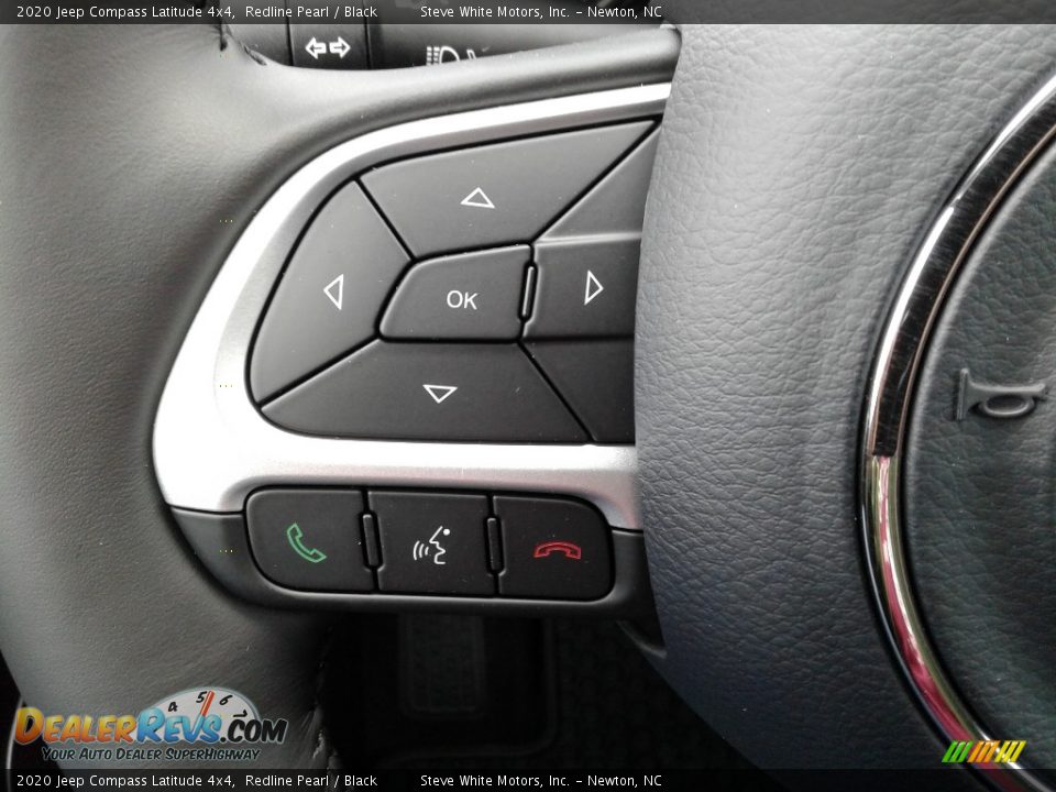 2020 Jeep Compass Latitude 4x4 Redline Pearl / Black Photo #16