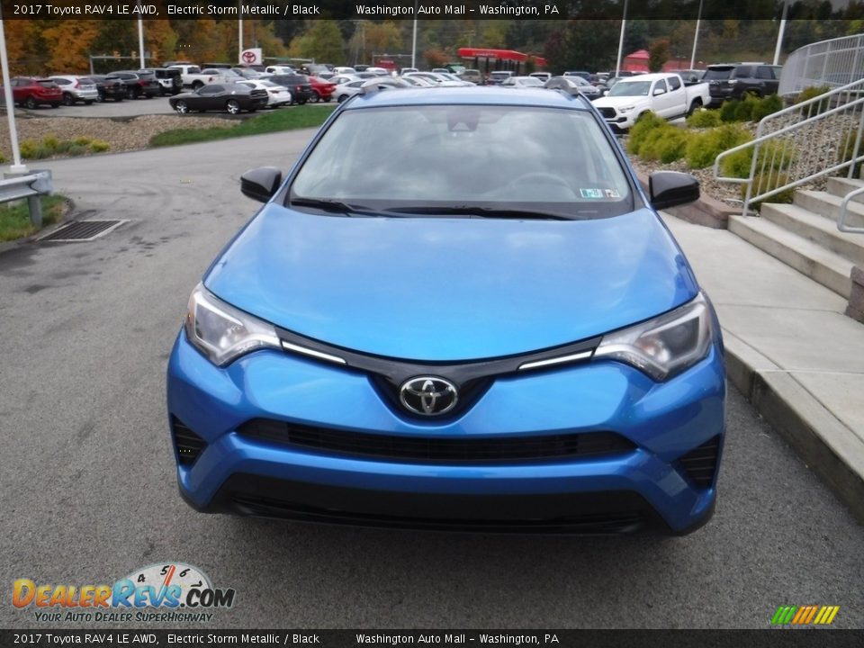 2017 Toyota RAV4 LE AWD Electric Storm Metallic / Black Photo #4